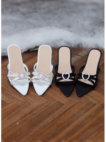 BJD Shoes Female White Blac...
