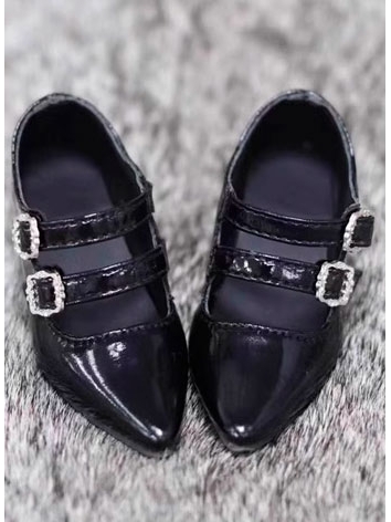BJD Shoes Female Black Thic...