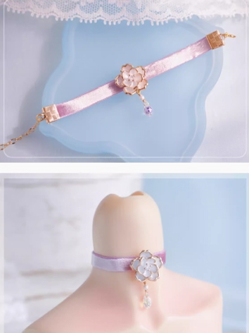 BJD Accessaries Flower Choker Necklace X461 for SD Size Ball-jointed Doll