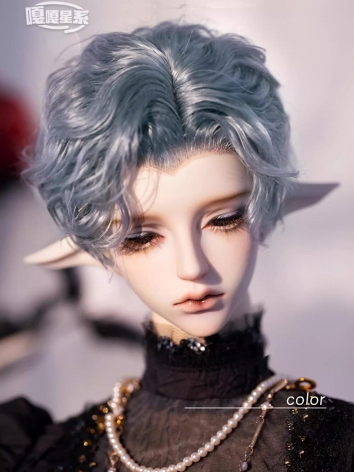 BJD Wig Castle Prince Beauty Tip Style Wig Short Mohair Hair for SD Size Ball-jointed Doll