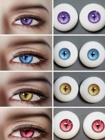 BJD Plaster Resin Eyes (Wei Ding Shi Jian) 8mm 10mm 12mm 14mm 16mm 18mm Eyeballs for Ball-jointed Doll