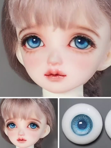 BJD Plaster Resin Eyes Blue (DD Series) 10mm 12mm 14mm 16mm 18mm Eyeballs for Ball-jointed Doll