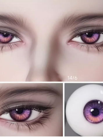 BJD Plaster Resin Eyes Purple (Lian Yu Shen Kong2) 8mm 10mm 12mm 14mm 16mm 18mm Eyeballs for Ball-jointed Doll