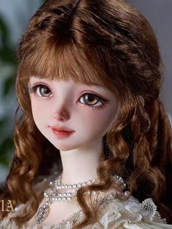 BJD Wig 1/3 Ancient Style Curly Mohair - An Man WG324061 for SD Size Ball-jointed Doll