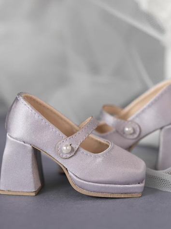 BJD Shoes Female Gray Purpl...