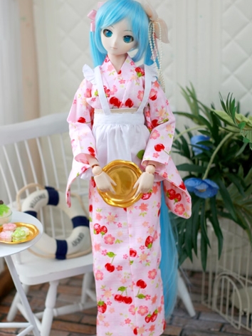 BJD Clothes Bathrobe Maid Dress Suits for DD SD Size Ball-jointed Doll