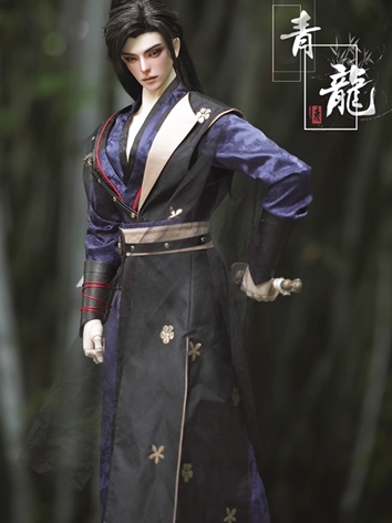 BJD Clothes Ancient Style Qing Long Outfit for 83cm Ball-jointed doll