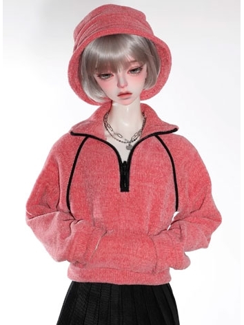 BJD Clothes Red Pink Turtleneck A496 for ID75 Loongsoul73 Popo68 SD MSD Size Ball-jointed Doll