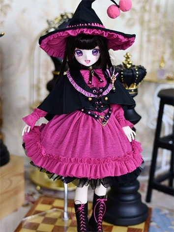 Bjd Clothes Witch Dress Suits【Bu Bu】for MSD Ball-jointed Doll