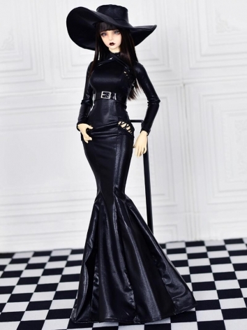 Bjd Clothes Black Dress Suits【Hostess】for SD Ball-jointed Doll