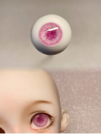 BJD Resin Pink Eyes 10mm 12mm 14m 16mm 18mm Eyeballs for Ball-jointed Doll