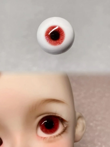 BJD Resin Red Eyes 10mm 12mm 14m 16mm 18mm Eyeballs for Ball-jointed Doll