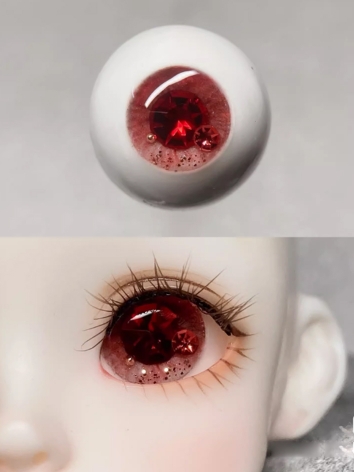 BJD Resin Eyes【Red】12mm 14m...