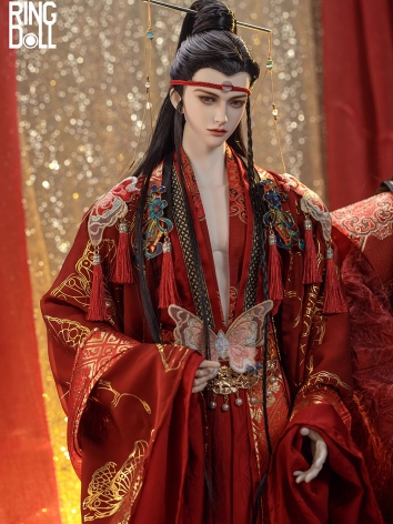 10% OFF BJD Clothes [Jun Huai] Chinese Wedding Dress for 75cm Size Ball-jointed Doll