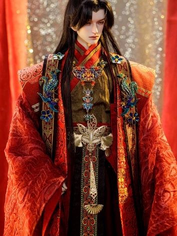 10% OFF BJD Clothes [Hua Zhuang] Chinese Wedding Dress for 75cm Size Ball-jointed Doll