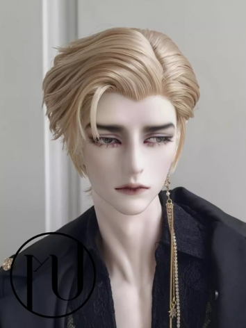 BJD Wig Black Gold Wine Gray High Temperature Style Hair for SD Size Ball-jointed Doll