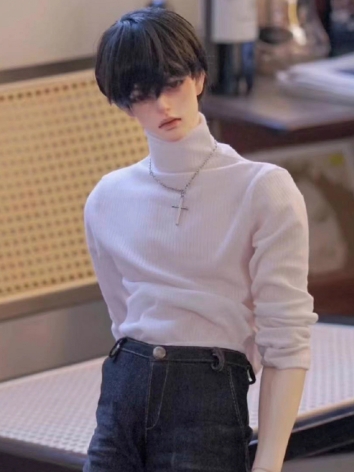 BJD Clothes Male Black Whit...