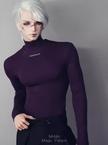 BJD Clothes Purple Long Sleeve Base Shirt HID/YC77/YC76/ID75/Loongsoul75/Loongsoul73/LLT/SSDF Size Ball-jointed Doll