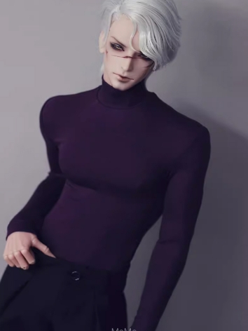 BJD Clothes Purple Long Sleeve Base Shirt HID/YC77/YC76/DK75/ID75/Loongsoul75/Loongsoul73/LLT/SSDF/70/68 Size Ball-joint