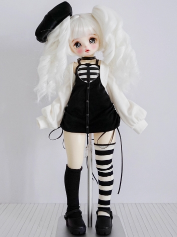 BJD Clothes Black and White...