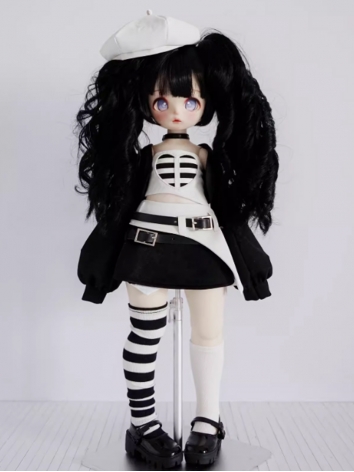 BJD Clothes Black and White...