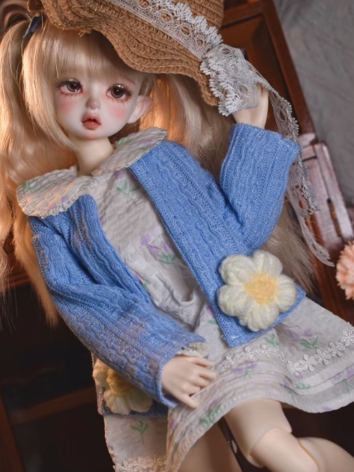 BJD Clothes Yellow Blue Gre...