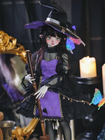 BJD Clothes Magician Girl Dress Suits for MSD Size Ball-jointed Doll