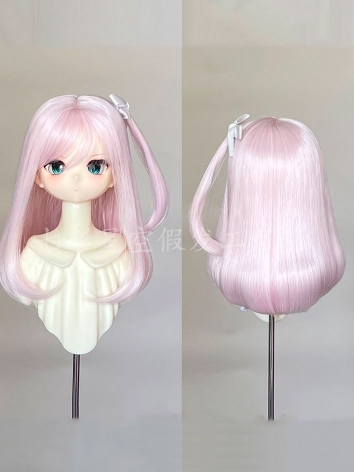 BJD Wig Pink High Temperature Hair for SD Size Girl Ball-jointed Doll