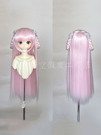 BJD Wig Pink High Temperatu...