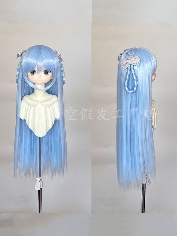 BJD Wig Blue High Temperatu...