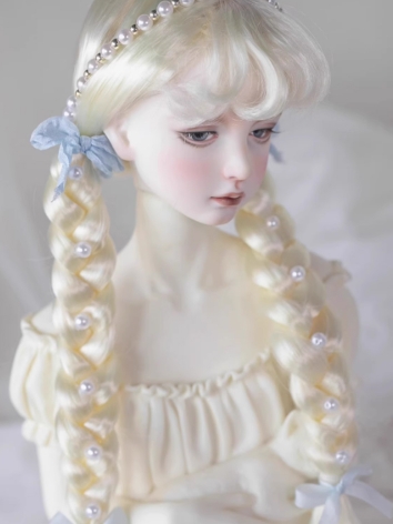 BJD Wig Lilac Pearl Braids ...