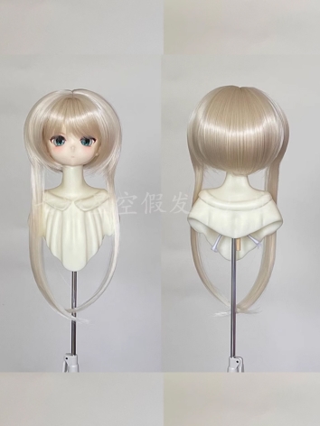 BJD Wig Light Gold High Tem...