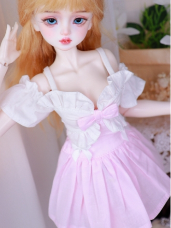 BJD Clothes Girl [Pink Whit...