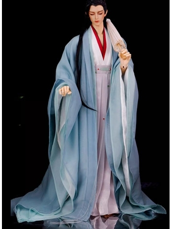 BJD《Lan Qing》Ancient Stlyle Clothes for 80cm ID75 70cm 68cm MSD Size Ball Jointed Doll