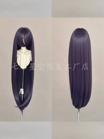 BJD Wig Purple High Temerat...