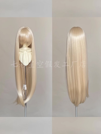 BJD Wig Light Gold High Tem...