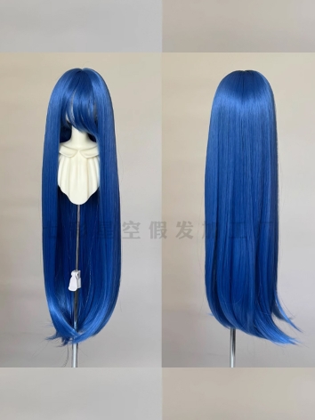 BJD Wig Dark Blue High Teme...