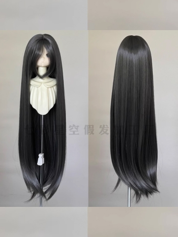 BJD Wig Dark Gray High Teme...