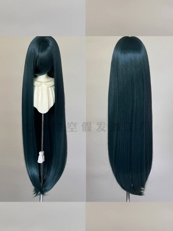 BJD Wig Dark Green High Tem...