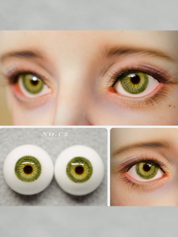 BJD Plaster Red Pink Green Blue Eyes 10mm 12mm 14mm 16mm 18mm Eyeballs for Ball-jointed Doll