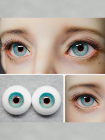 BJD Plaster Blue Eyes 10mm 12mm 14mm 16mm 18mm Eyeballs for Ball-jointed Doll