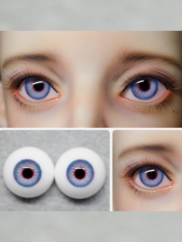 BJD Plaster Purple Eyes 10mm 12mm 14mm 16mm 18mm Eyeballs for Ball-jointed Doll