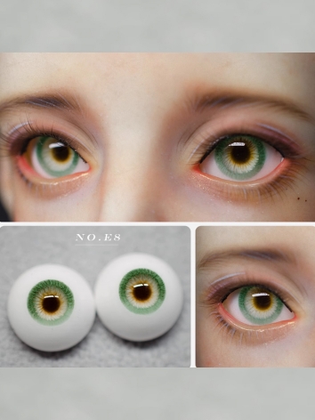 BJD Plaster Green Eyes 10mm 12mm 14mm 16mm 18mm Eyeballs for Ball-jointed Doll