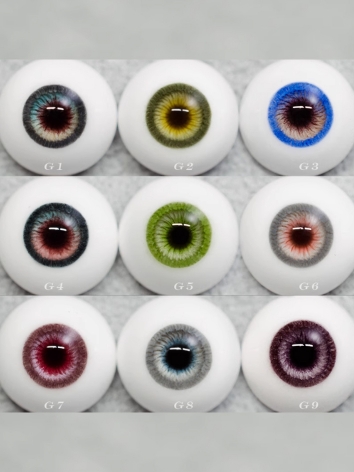 BJD Plaster Blue Green Red Eyes 10mm 12mm 14mm 16mm 18mm Eyeballs for Ball-jointed Doll