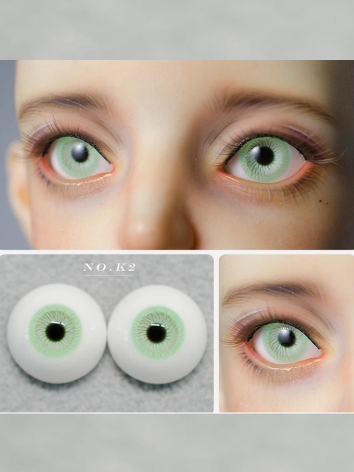 BJD Plaster Green Eyes 10mm 12mm 14mm 16mm 18mm Eyeballs for Ball-jointed Doll