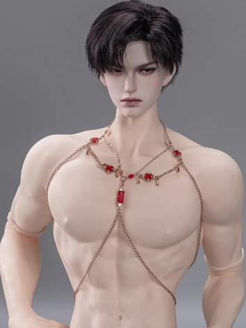 BJD Male Torso Stand Ball Jointed Doll