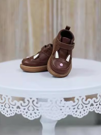 BJD Shoes Girl Brown Cute L...