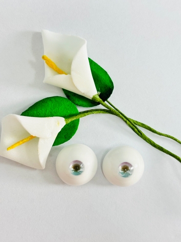 BJD Plaster Eyes (18) 14mm Eyeballs for Ball-jointed Doll