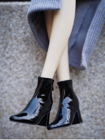 BJD Shoes Girl Black Patent...