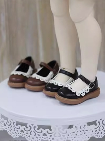 BJD Shoes Girl Black Brown ...